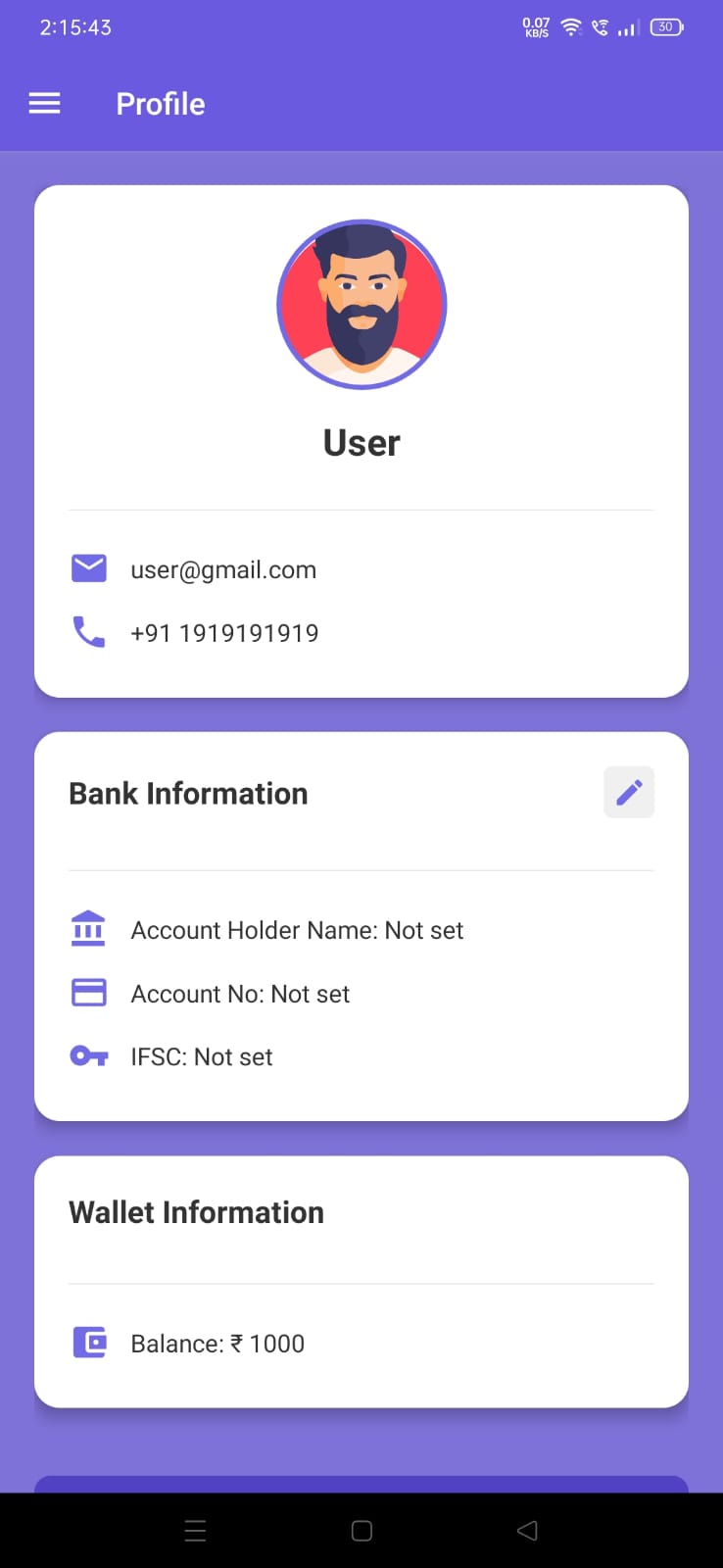 Win80x Rewards - Earnings & Wallet